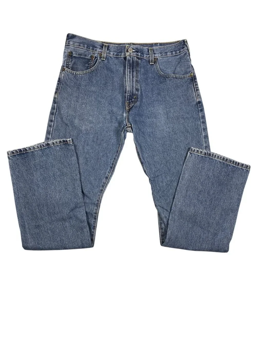 Levis 517 Bootcut Blue Denim Jeans W33 L32 100% Cotton Mens Pants